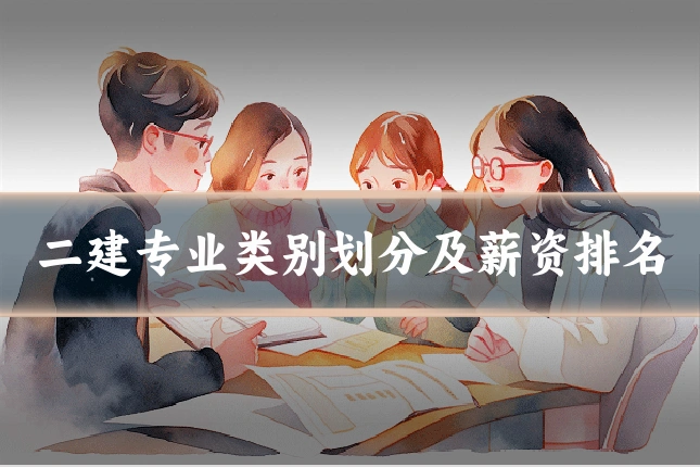 二建专业类别划分及薪资排名