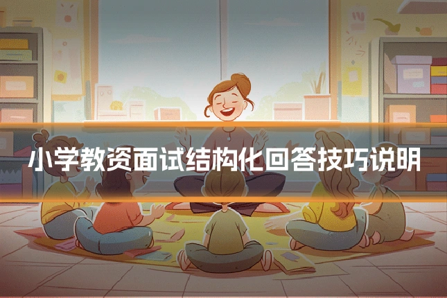 小学教资面试结构化回答技巧说明