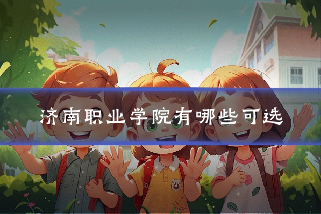 济南职业学院有哪些可选
