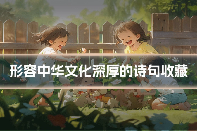 形容中华文化深厚的诗句收藏