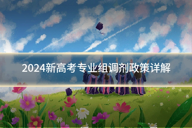 2024新高考专业组调剂政策详解