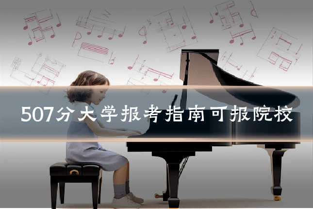 507分大学报考指南可报院校