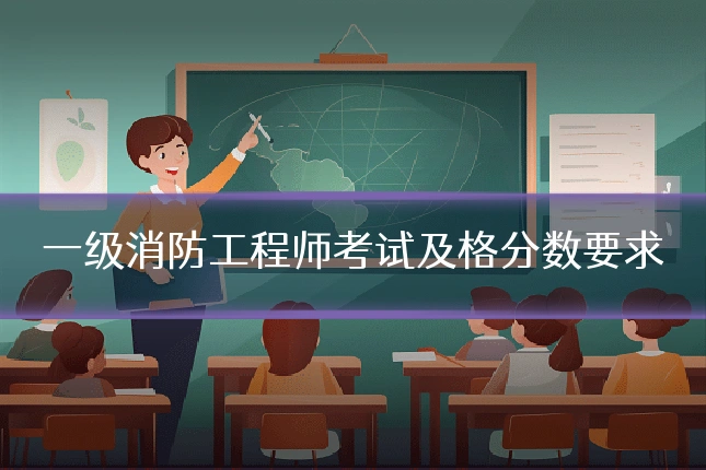 一级消防工程师考试及格分数要求