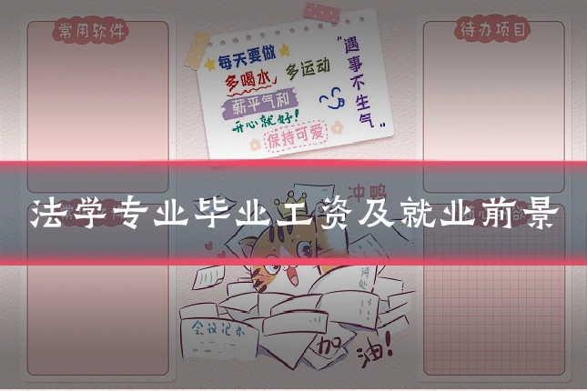 法学专业毕业工资及就业前景