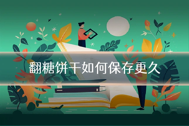 翻糖饼干如何保存更久