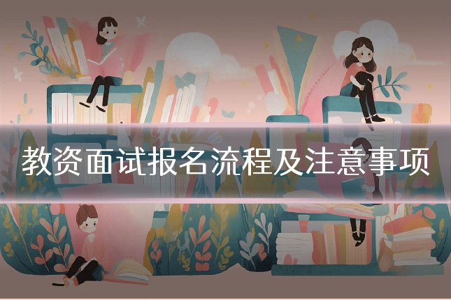 教资面试报名流程及注意事项