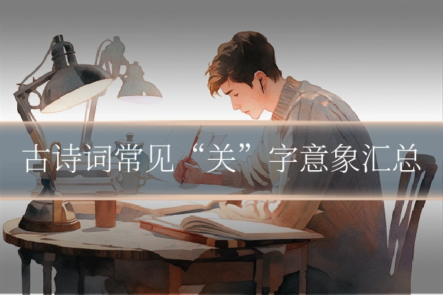 古诗词常见“关”字意象汇总