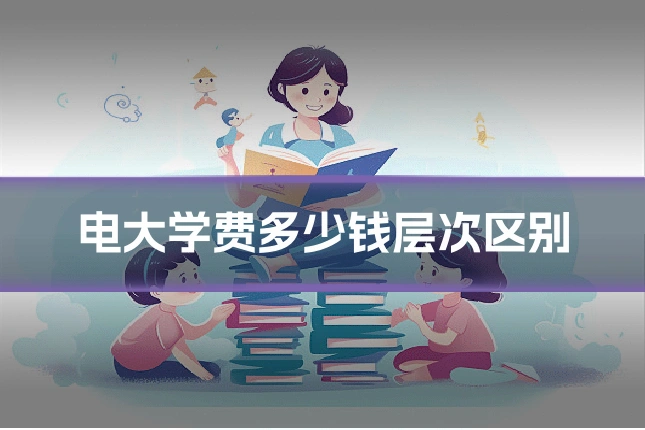电大学费多少钱层次区别