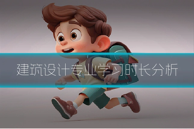 建筑设计专业学习时长分析