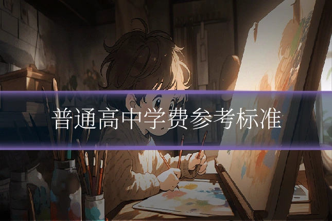 普通高中学费参考标准