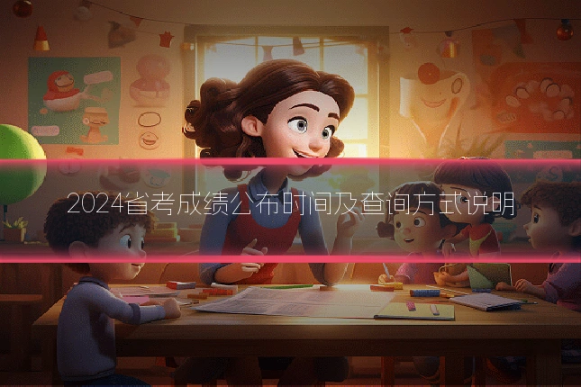 2024省考成绩公布时间及查询方式说明