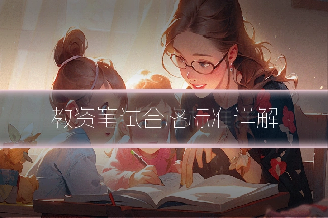 教资笔试合格标准详解