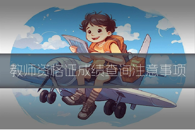 教师资格证成绩查询注意事项