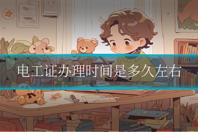 电工证办理时间是多久左右