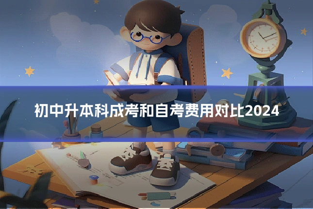 初中升本科成考和自考费用对比2024