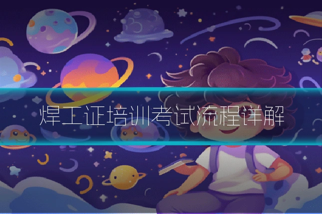 焊工证培训考试流程详解