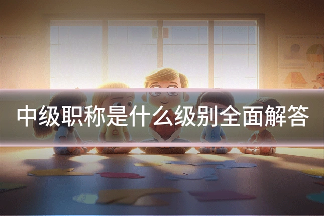 中级职称是什么级别全面解答