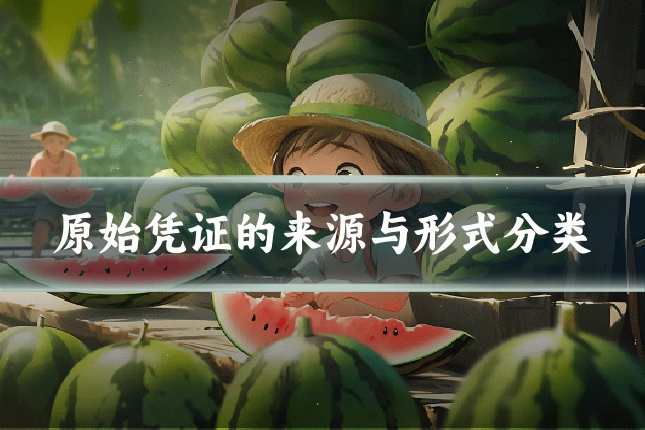 原始凭证的来源与形式分类