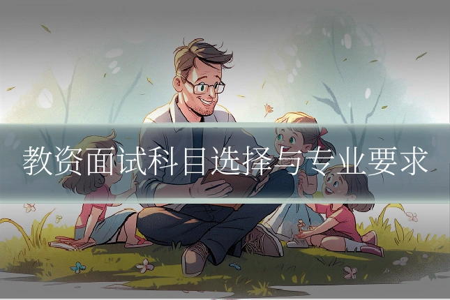 教资面试科目选择与专业要求