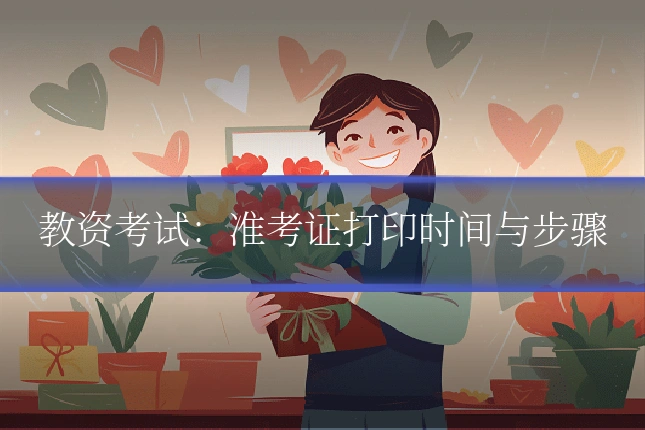 教资考试：准考证打印时间与步骤