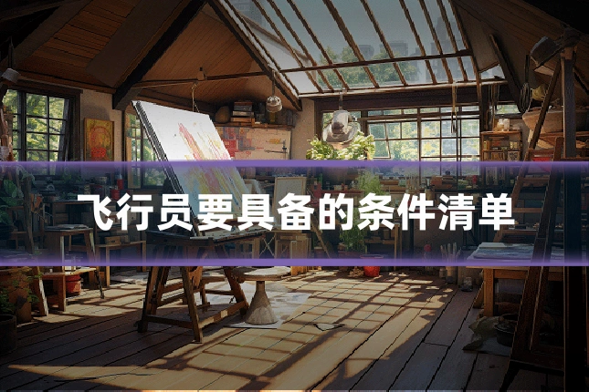 飞行员要具备的条件清单