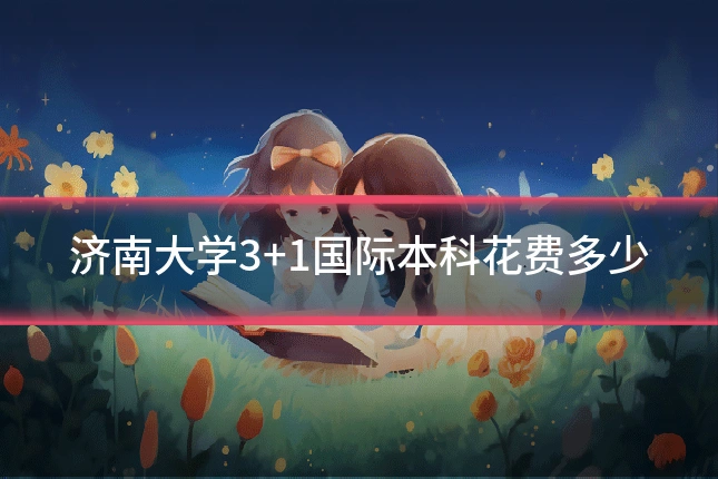 济南大学3+1国际本科花费多少