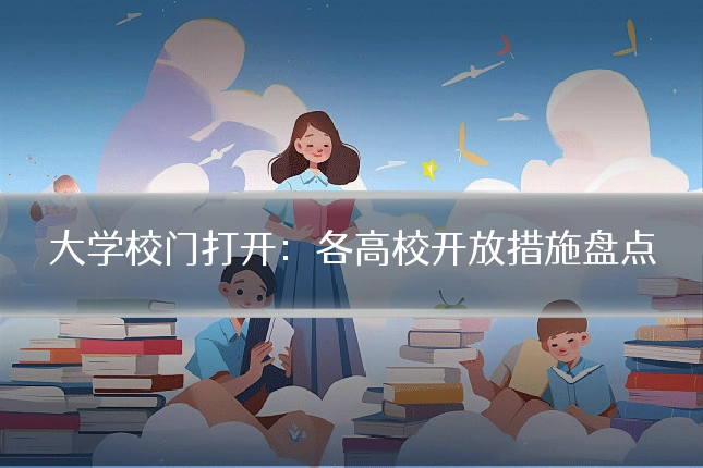 大学校门打开：各高校开放措施盘点