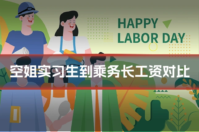 空姐实习生到乘务长工资对比