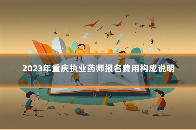 2023年重庆执业药师报名费用构成说明