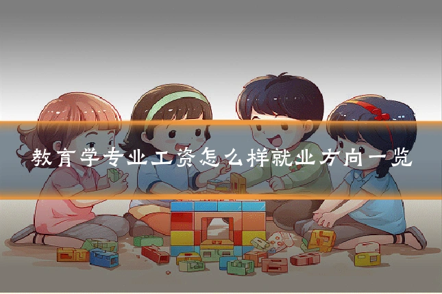 教育学专业工资怎么样就业方向一览