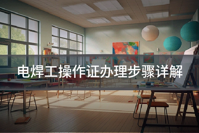 电焊工操作证办理步骤详解