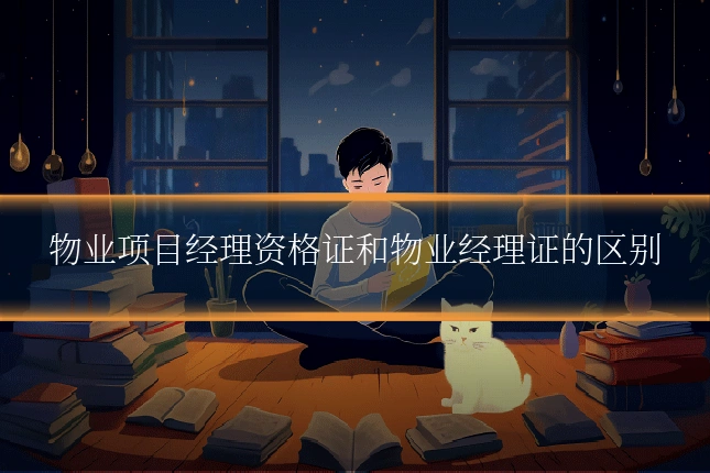 物业项目经理资格证和物业经理证的区别