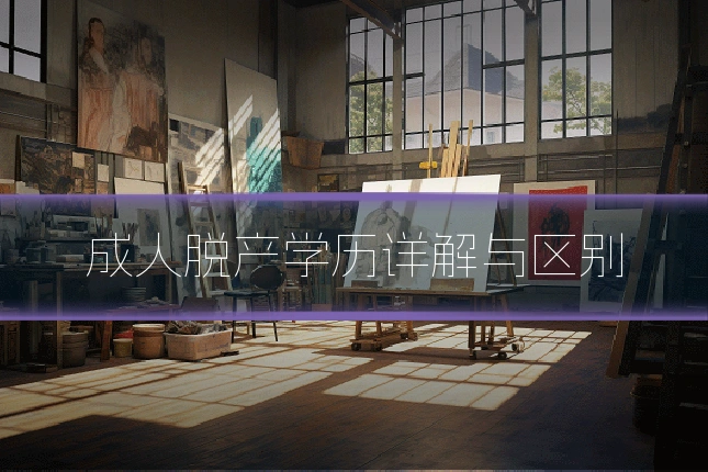 成人脱产学历详解与区别