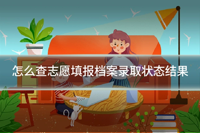 怎么查志愿填报档案录取状态结果