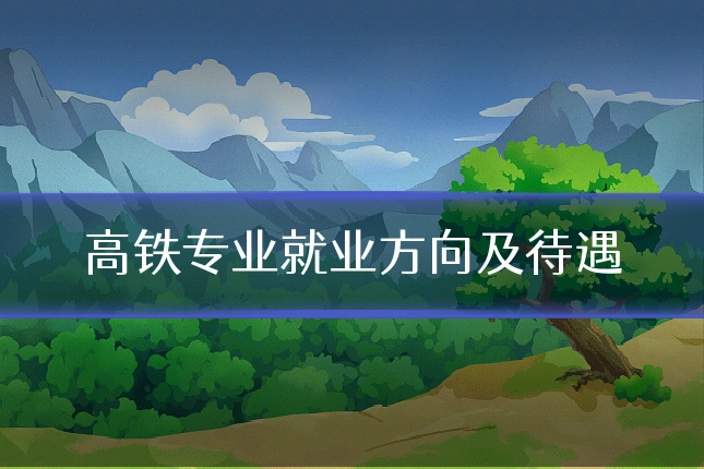 高铁专业就业方向及待遇