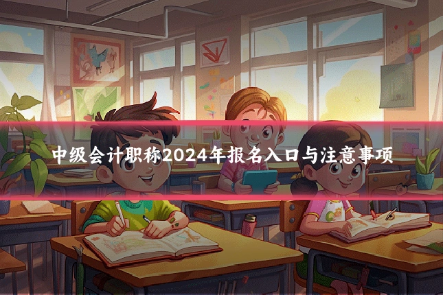 中级会计职称2024年报名入口与注意事项