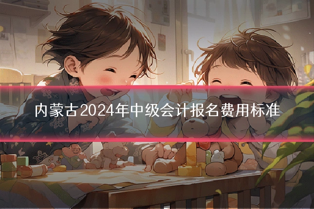 内蒙古2024年中级会计报名费用标准