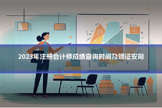 2023年注册会计师成绩查询时间及领证安排