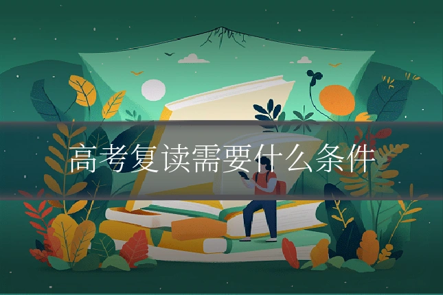 高考复读需要什么条件