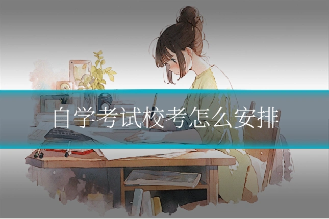 自学考试校考怎么安排