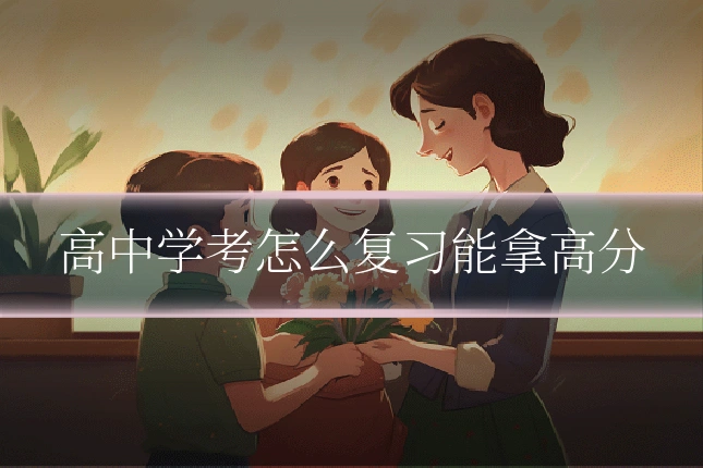 高中学考怎么复习能拿高分