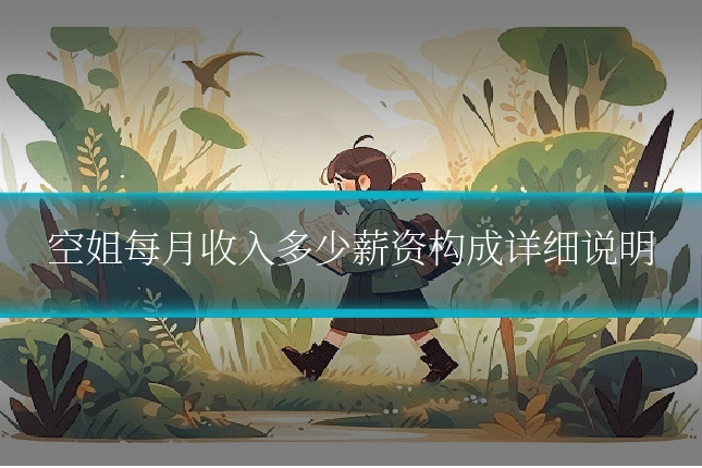 空姐每月收入多少薪资构成详细说明