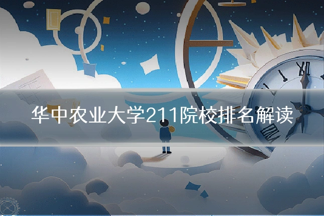 华中农业大学211院校排名解读