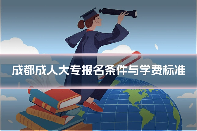 成都成人大专报名条件与学费标准