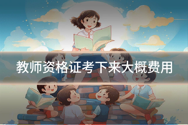 教师资格证考下来大概费用