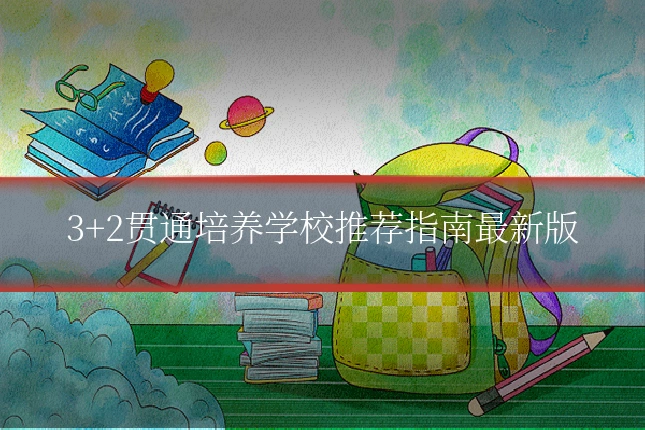 3+2贯通培养学校推荐指南最新版