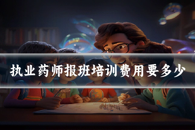 执业药师报班培训费用要多少