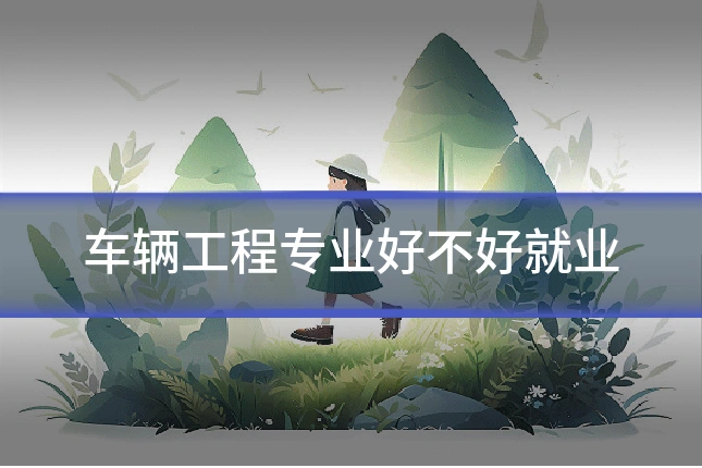 车辆工程专业好不好就业