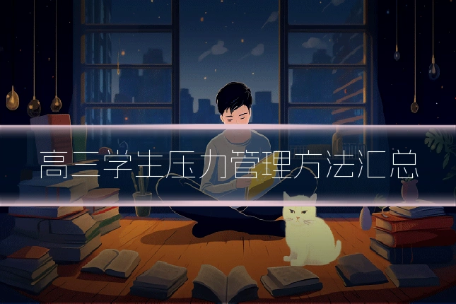 高三学生压力管理方法汇总