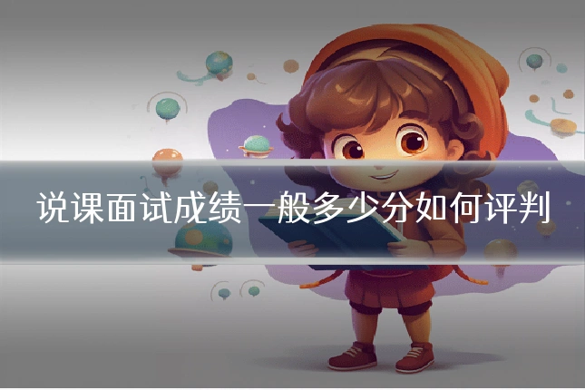 说课面试成绩一般多少分如何评判